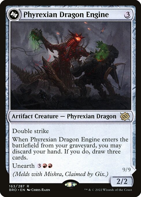 Phyrexian Dragon Engine (The Brothers' War #163a)