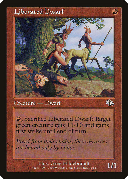 Liberated Dwarf card image