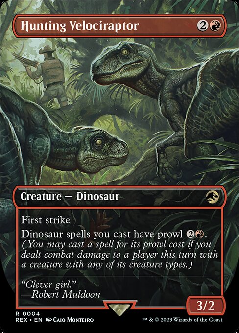 Hunting Velociraptor card image