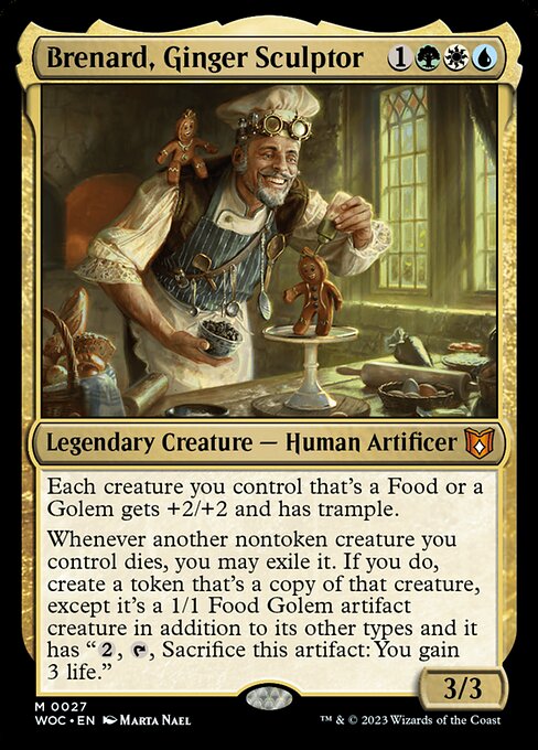 Brenard, Ginger Sculptor (Wilds of Eldraine Commander #27)