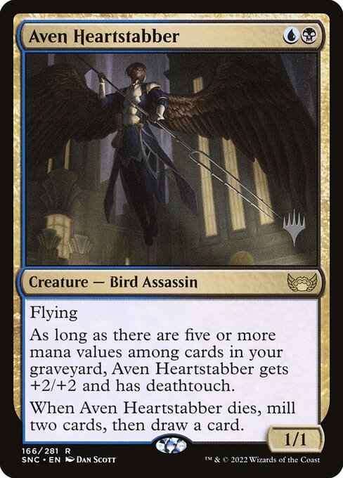 Aven Heartstabber (Streets of New Capenna Promos #166p)