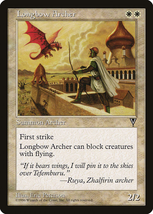 Archer à l'arc long|Longbow Archer