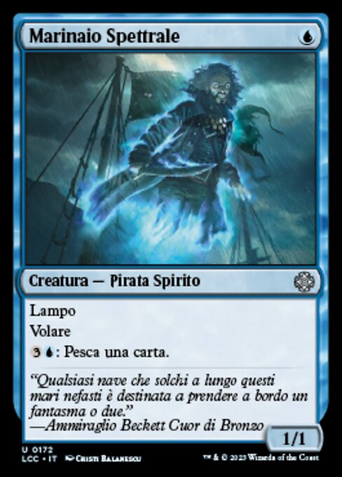 Spectral Sailor (The Lost Caverns of Ixalan Commander #172)
