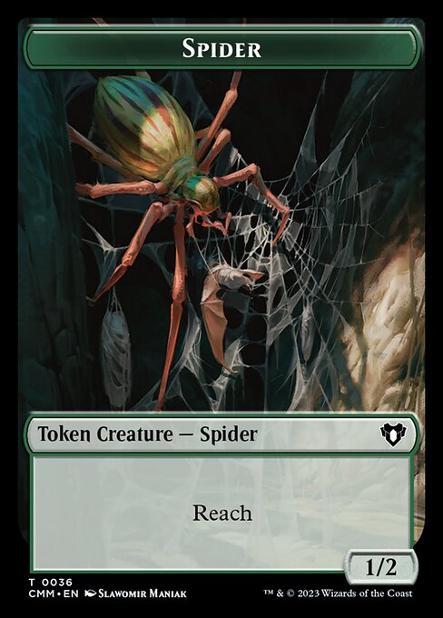Spider (Commander Masters Tokens #36)
