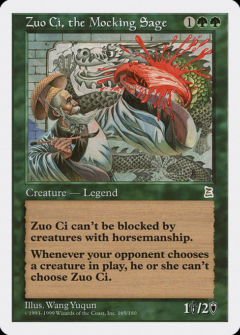 Zuo Ci, the Mocking Sage card image
