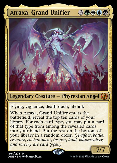 Atraxa, Grand Unifier (Promo Pack: Phyrexia: All Will Be One)