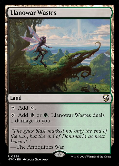 Llanowar Wastes (Modern Horizons 3 Commander #354)