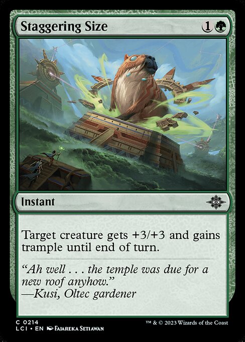 Staggering Size (The Lost Caverns of Ixalan #214)