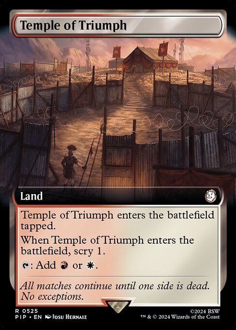 Temple of Triumph (Fallout #525)