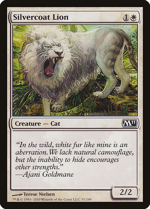 Lion à fourrure argentée|Silvercoat Lion