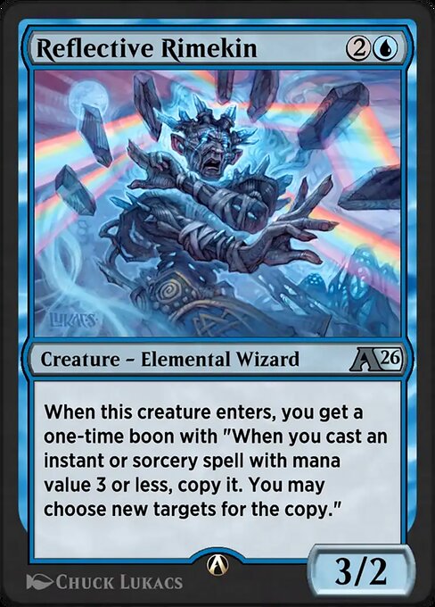 Reflective Rimekin magic the gathering card art