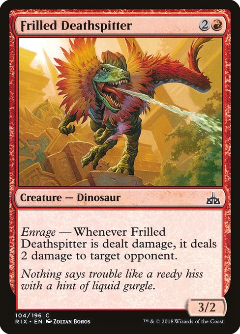 Frilled Deathspitter (Rivals of Ixalan #104)