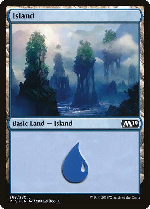 Island (Core Set 2019 #268)