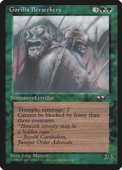 Gorilla Berserkers card image