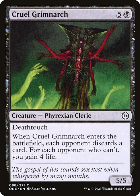 Cruel Grimnarch (Phyrexia: All Will Be One #88)