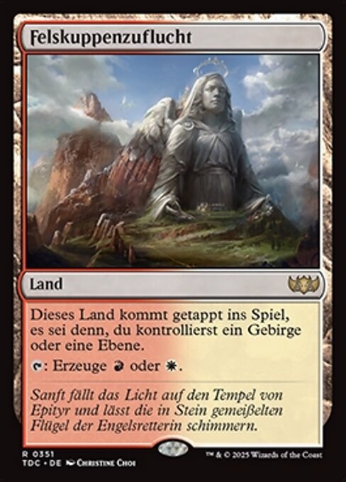 Felskuppenzuflucht