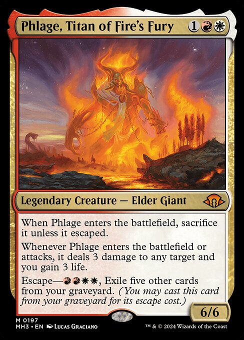 Phlage, Titan of Fire's Fury (mh3) 197 Phlage, Titan of Fire's Fury (mh3) 197