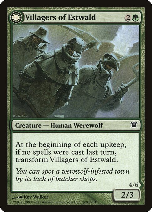 Villagers of Estwald // Howlpack of Estwald card image