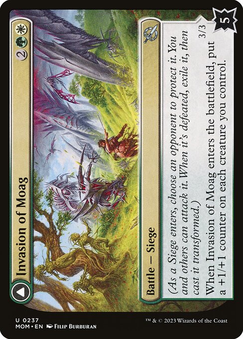 Invasion of Moag // Bloomwielder Dryads card image