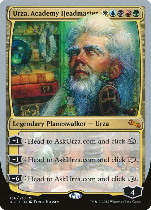Urza, Academy Headmaster (ust) 136