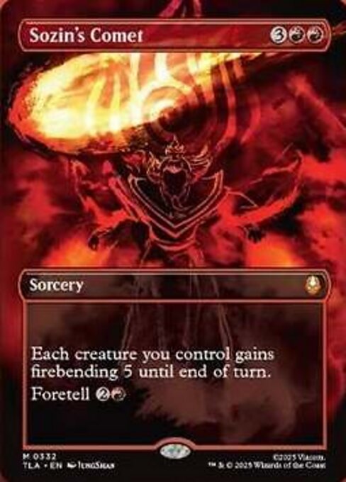 Sozin's Comet magic the gathering card art