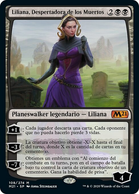 Liliana, Waker of the Dead (Core Set 2021 #108)