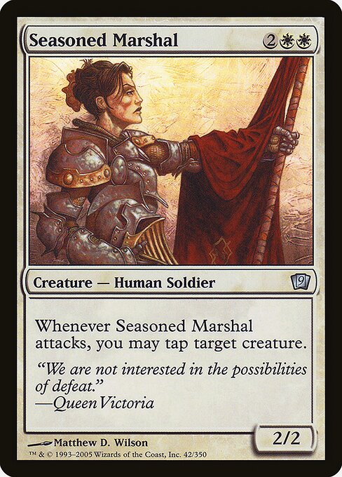 Maréchale aguerrie|Seasoned Marshal