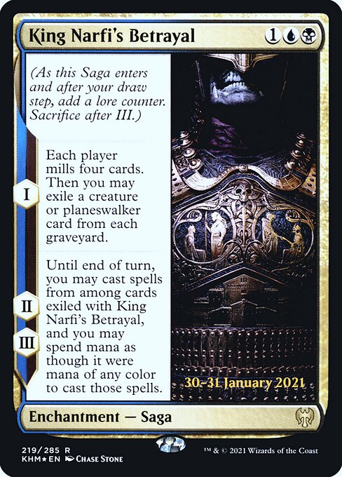 King Narfi's Betrayal (Kaldheim Promos #219s)