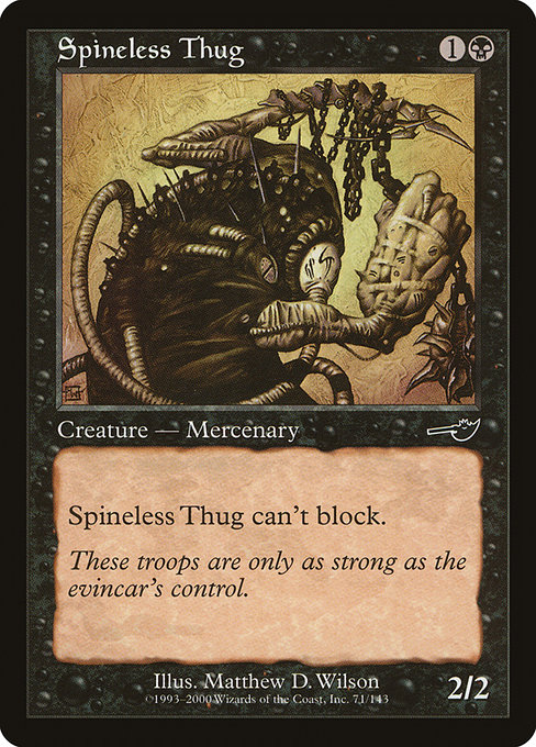 Spineless Thug card image