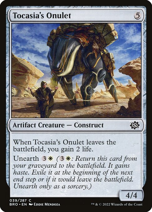 Tocasia's Onulet card image