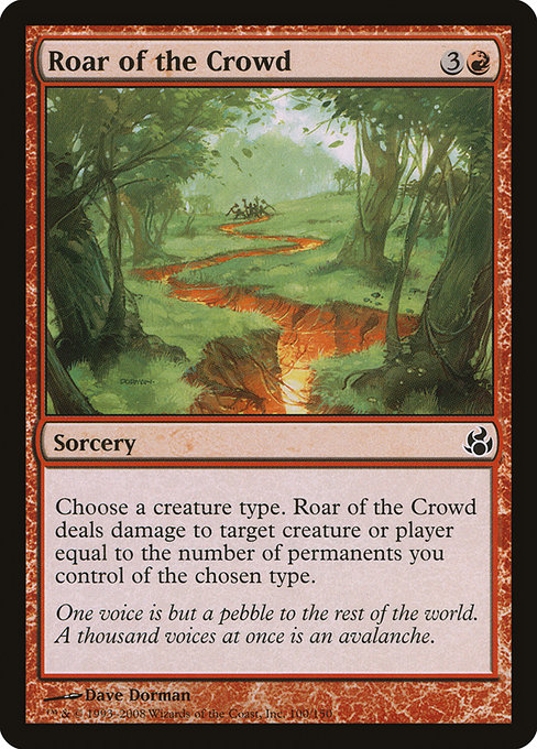 Roar of the Crowd card image
