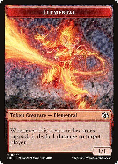Elemental (March of the Machine Commander Tokens #22)