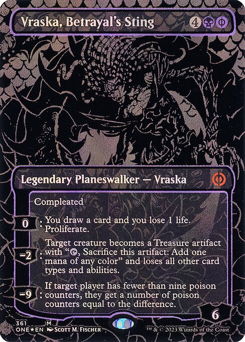 Vraska, Betrayal's Sting (Phyrexia: All Will Be One #361)