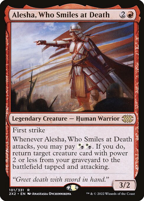 Alesha, Who Smiles at Death (Double Masters 2022 #101)