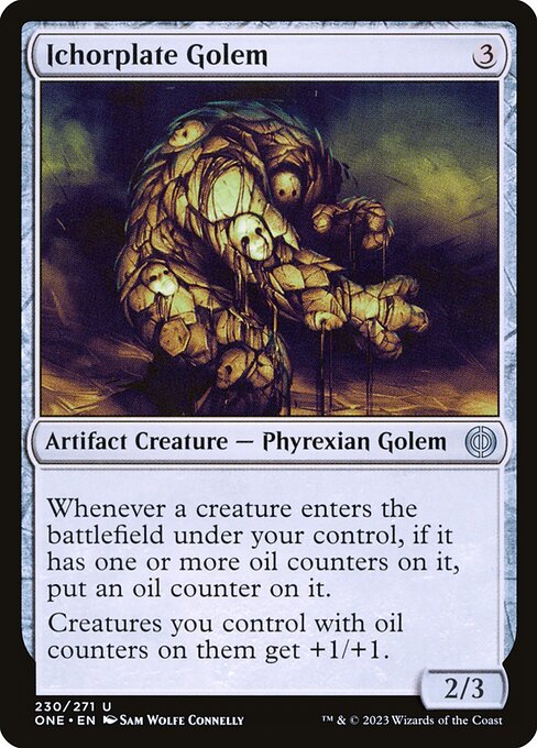 Ichorplate Golem (Phyrexia: All Will Be One #230)
