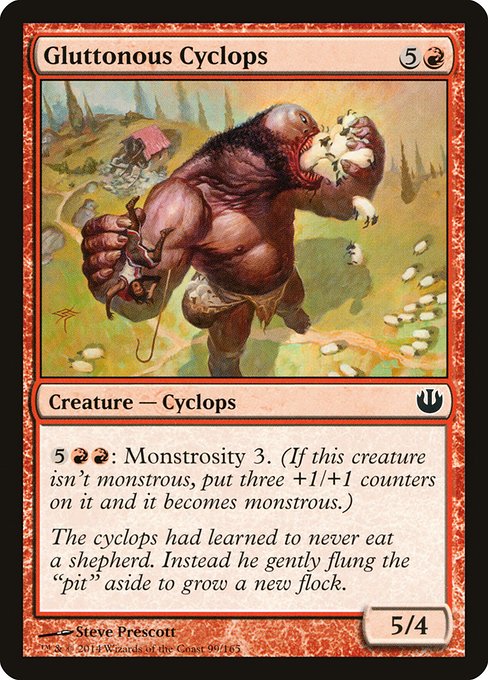 Cyclope glouton|Gluttonous Cyclops