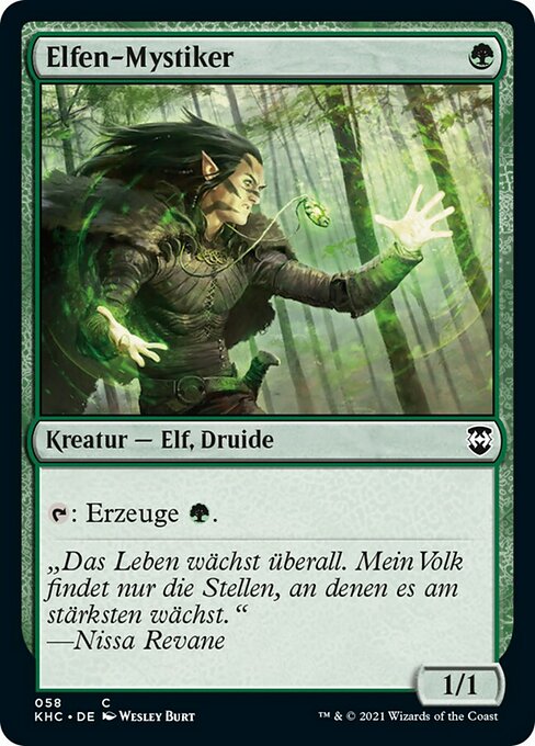 Elvish Mystic (Kaldheim Commander #58)