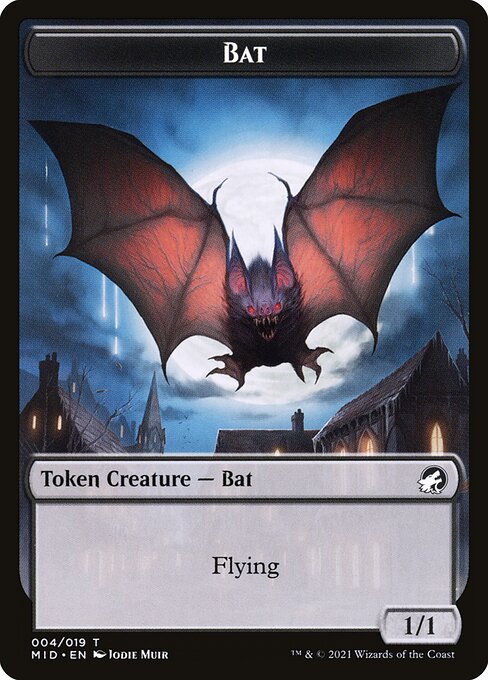 Bat (Innistrad: Midnight Hunt Tokens #4)
