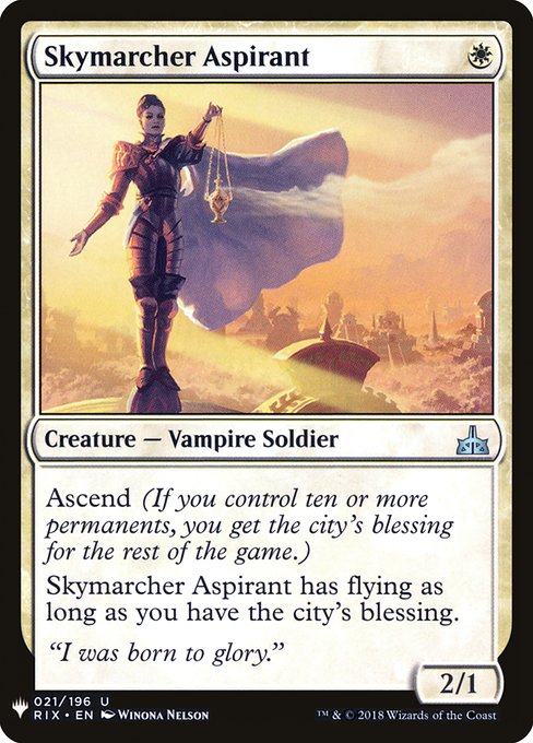 Skymarcher Aspirant (plst) RIX-21