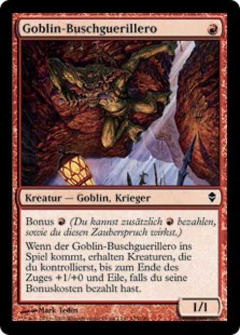 Goblin Bushwhacker (Zendikar #125)