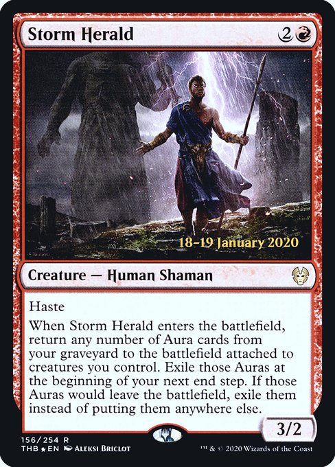 Storm Herald (Theros Beyond Death Promos #156s)