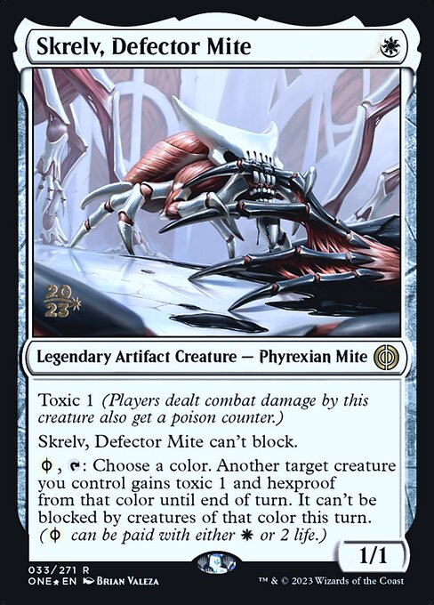 Skrelv, Defector Mite (Phyrexia: All Will Be One Promos #33s)