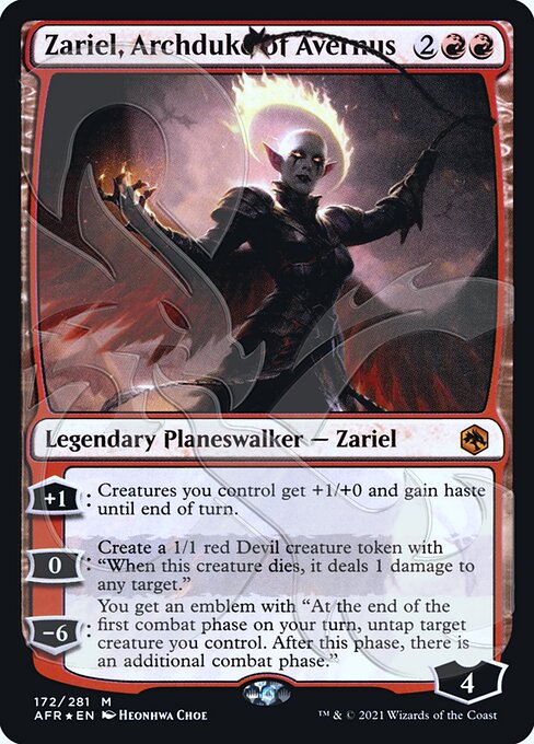 Zariel, Archduke of Avernus (Adventures in the Forgotten Realms Promos #172a)
