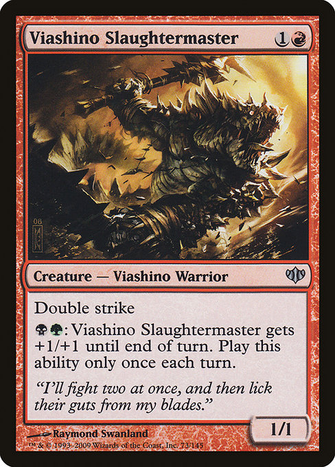 Viashino Slaughtermaster (Conflux #73)