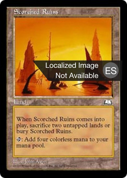 Scorched Ruins (Weatherlight #166)