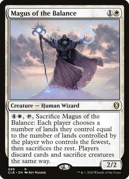 Magus of the Balance (Commander Legends: Battle for Baldur's Gate #699)