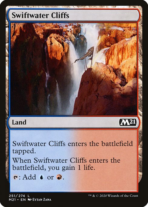 Swiftwater Cliffs (Core Set 2021 #251)