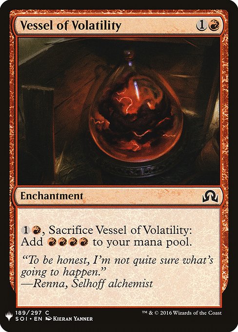 Vessel of Volatility (Mystery Booster #1095)