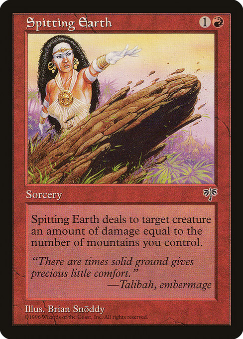 Spitting Earth card image