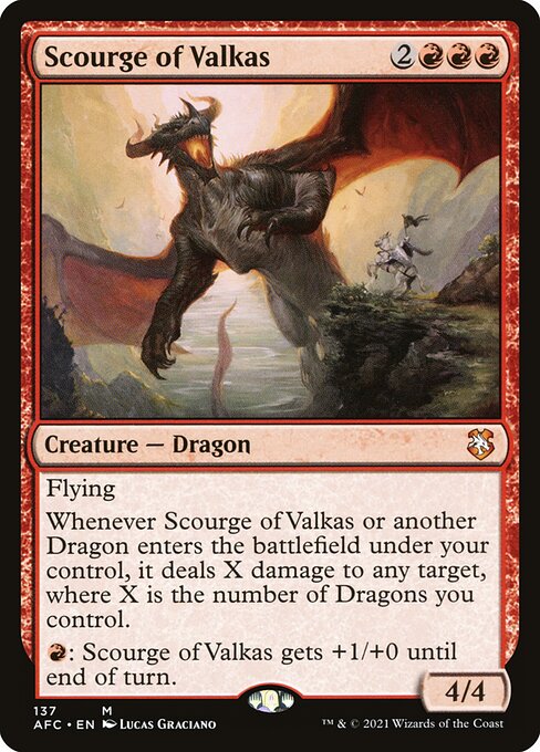 Scourge of Valkas (Forgotten Realms Commander #137)